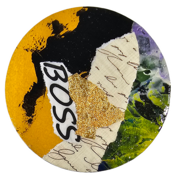 Hand Painted Lapel Pin #20