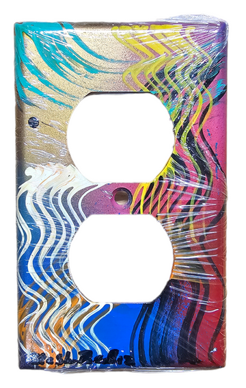 Hand Painted Light Switch Cover #22