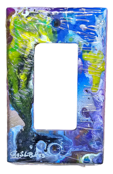 Hand Painted Light Switch Cover #24