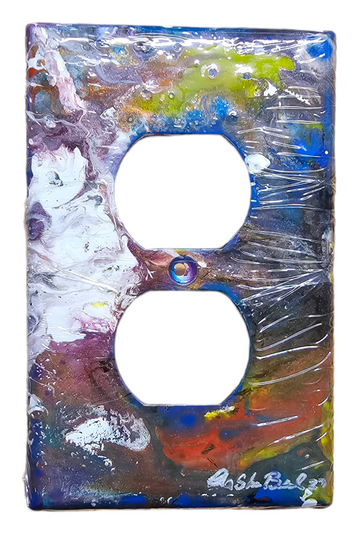 Hand Painted Light Switch Cover #55