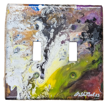 Hand Painted Light Switch Cover #43