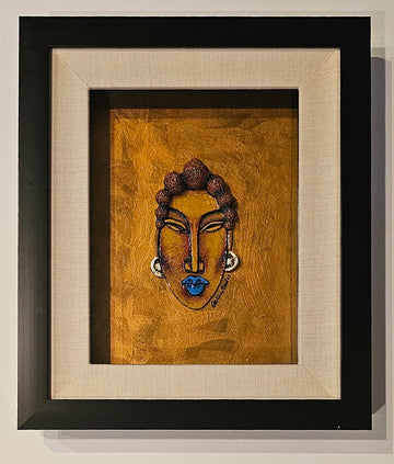 Queen #86 Clay Art Framed Original