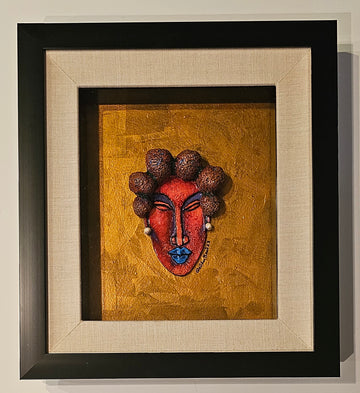 Queen #87 Clay Art Framed Original