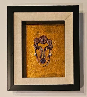 Queen #88 Clay Art Framed Original