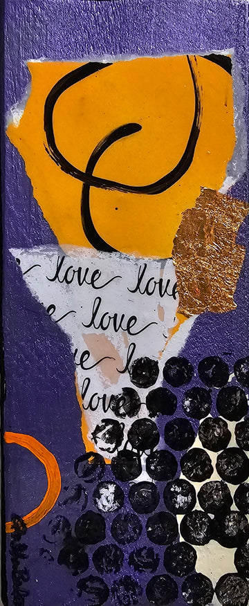 X Factor #765 Acrylic Paint on Wood Art Original