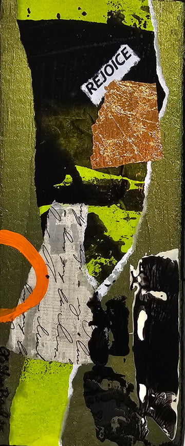 X Factor #767 Acrylic Paint on Wood Art Original