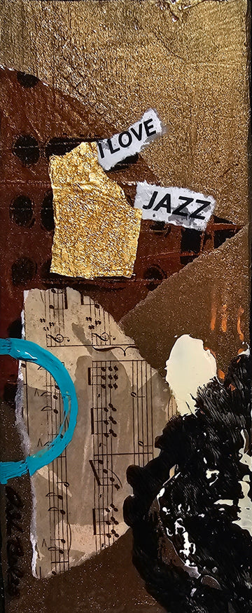 X Factor #778 Acrylic Paint on Wood Art Original