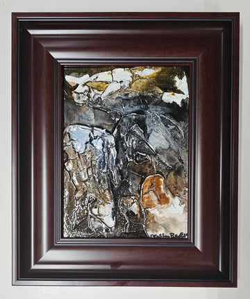 X Factor #692 Acrylic Paint on Board Art Original Framed