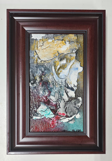 X Factor #693 Acrylic Paint on Board Art Original Framed