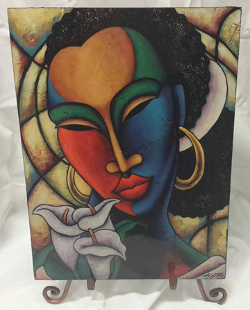 Colored Girl #19 Art Plaque