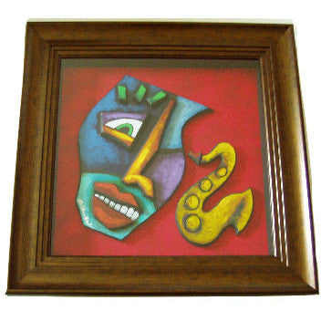 La Mask #203 Framed Art