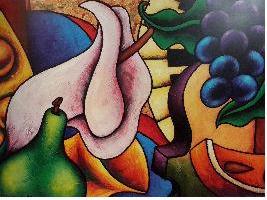 Fruit And More Acrylic Paint on Canvas - LaShunBeal.com