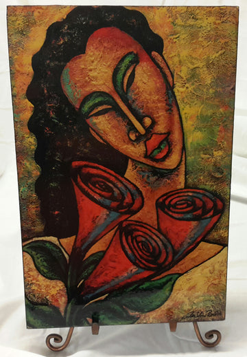 Golden Lady #7 Wall Art Plaque - LaShunBeal.com