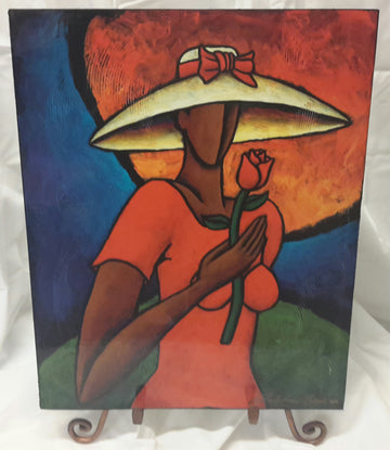 Lady Rose Wall Art Plaque - Lashunbeal.com