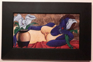 Lilies For Indigo | Framed Lithograph