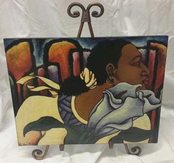 Lilies In The Breeze Wall Art Plaque - Lashunbeal.com