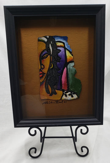 Loc's #5 Clay Art Framed Original