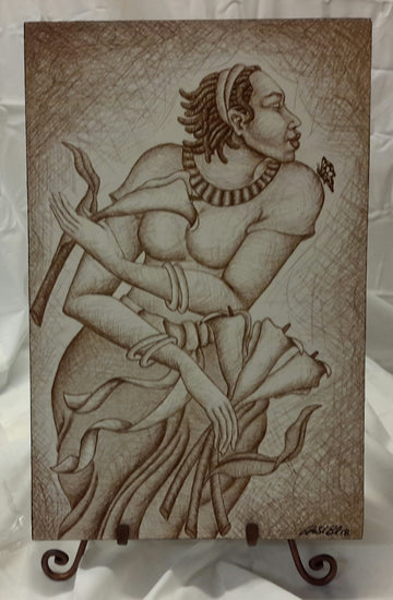 Madame Butterfly #2 Wall Art Plaque - Lashunbeal.com