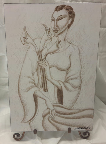 Madame Lily Wall Art Plaque - Lashunbeal.com