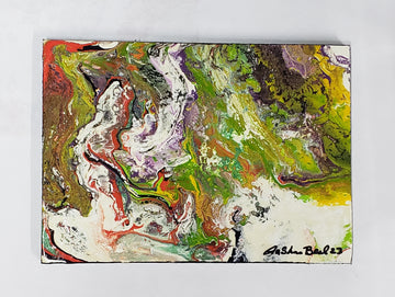 Odyssey Acrylic Paint on Wood Art Original