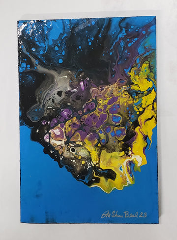 Odyssey #21 Acrylic Paint on Wood Art Original