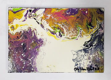 Odyssey #23 Acrylic Paint on Wood Art Original