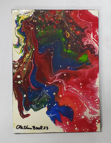 Odyssey #26 Acrylic Paint on Wood Art Original