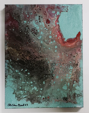 Odyssey #43 Acrylic Paint on Wood Art Original