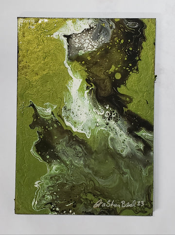 Odyssey #6 Acrylic Paint on Wood Art Original
