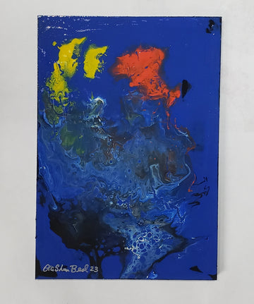 Odyssey #8 Acrylic Paint on Wood Art Original