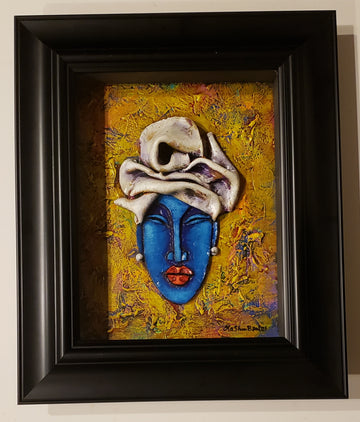 Queen #48 Clay Art Framed Original