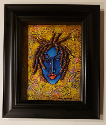 Queen #50 Clay Art Framed Original