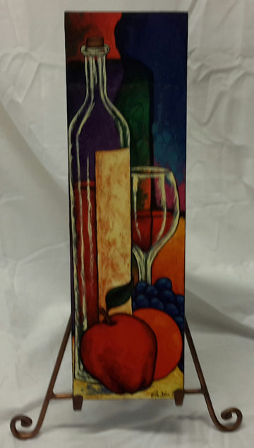 Wine and Fruit Wall Art Plaque - Lashunbeal.com