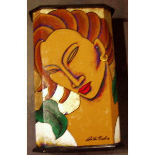 Hand Painted Pedestal - LaShunBeal.com