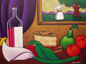 Afternoon Treat Acrylic Paint on Canvas Art Original