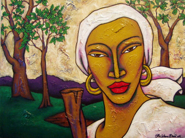 Morning Walk- Acrylic Paint On Canvas Art Original - Lashunbeal.com