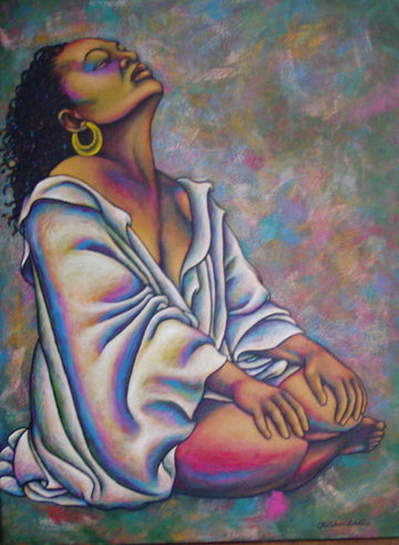 At Peace Acrylic Paint on Canvas Art Original - LaShunBeal.com