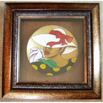 Hand Painted Framed Plate #19 - LaShunBeal.com