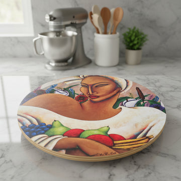 Good For The Soul Decorative Bamboo Lazy Susan