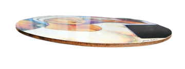 Deep In Thought Decorative Bamboo Lazy Susan
