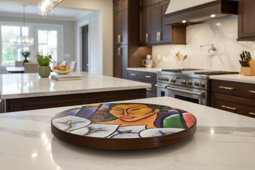 So Beautiful #7 Decorative Bamboo Lazy Susan
