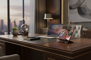 A Flower For All Seasons Decorative Bamboo Laptop/Book Stand