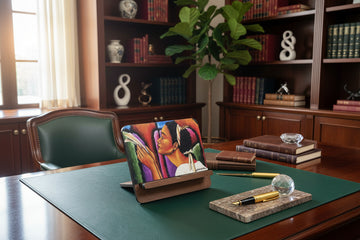 The Letter Decorative Bamboo Laptop/Book Stand
