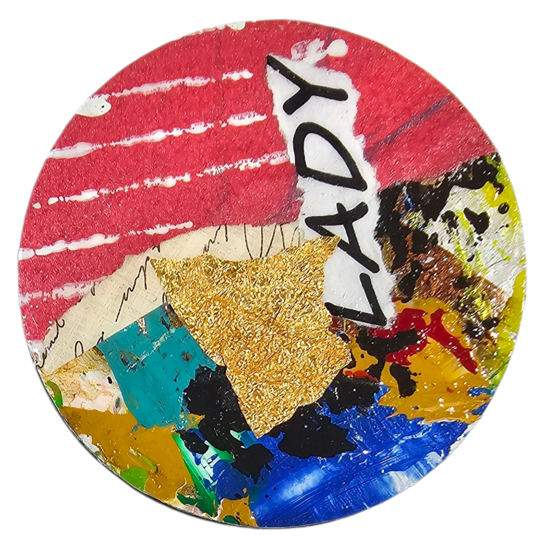 Hand Painted Lapel Pin #17