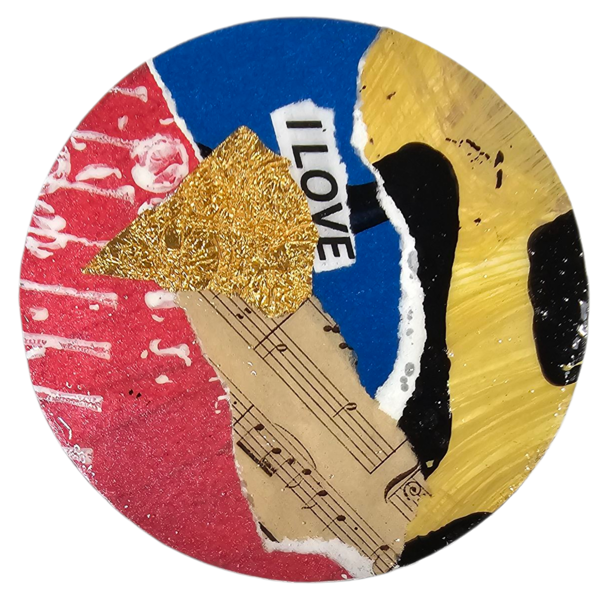 Hand Painted Lapel Pin #18