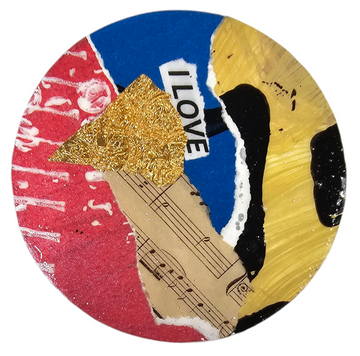 Hand Painted Lapel Pin #18