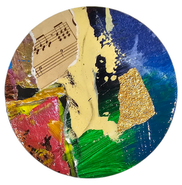 Hand Painted Lapel Pin #19