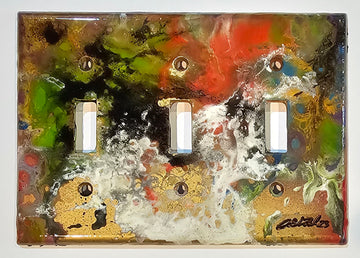 Hand Painted Light Switch Cover #66