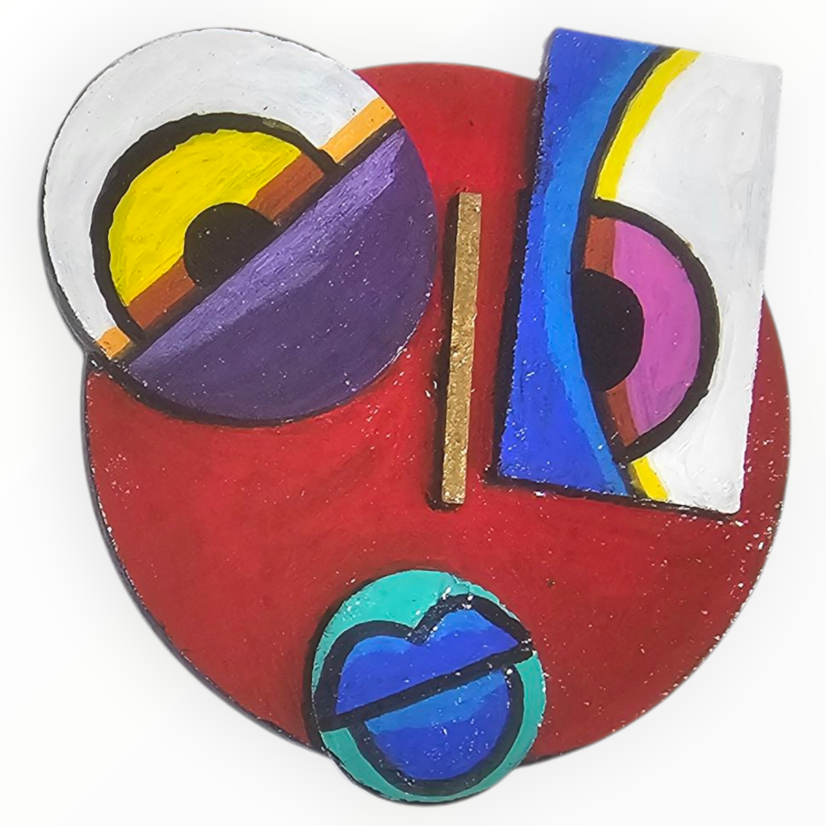 Hand Painted Lapel Pin #1