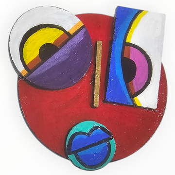 Hand Painted Lapel Pin #1